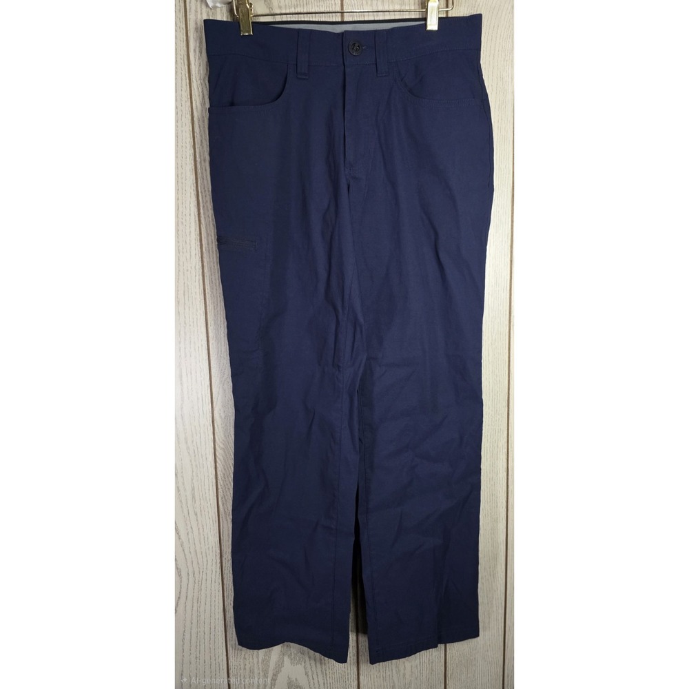 Orvis Mens Tech Pants 30x29 Navy Blue Stretch Hiking Travel Outdoor Item 1716851